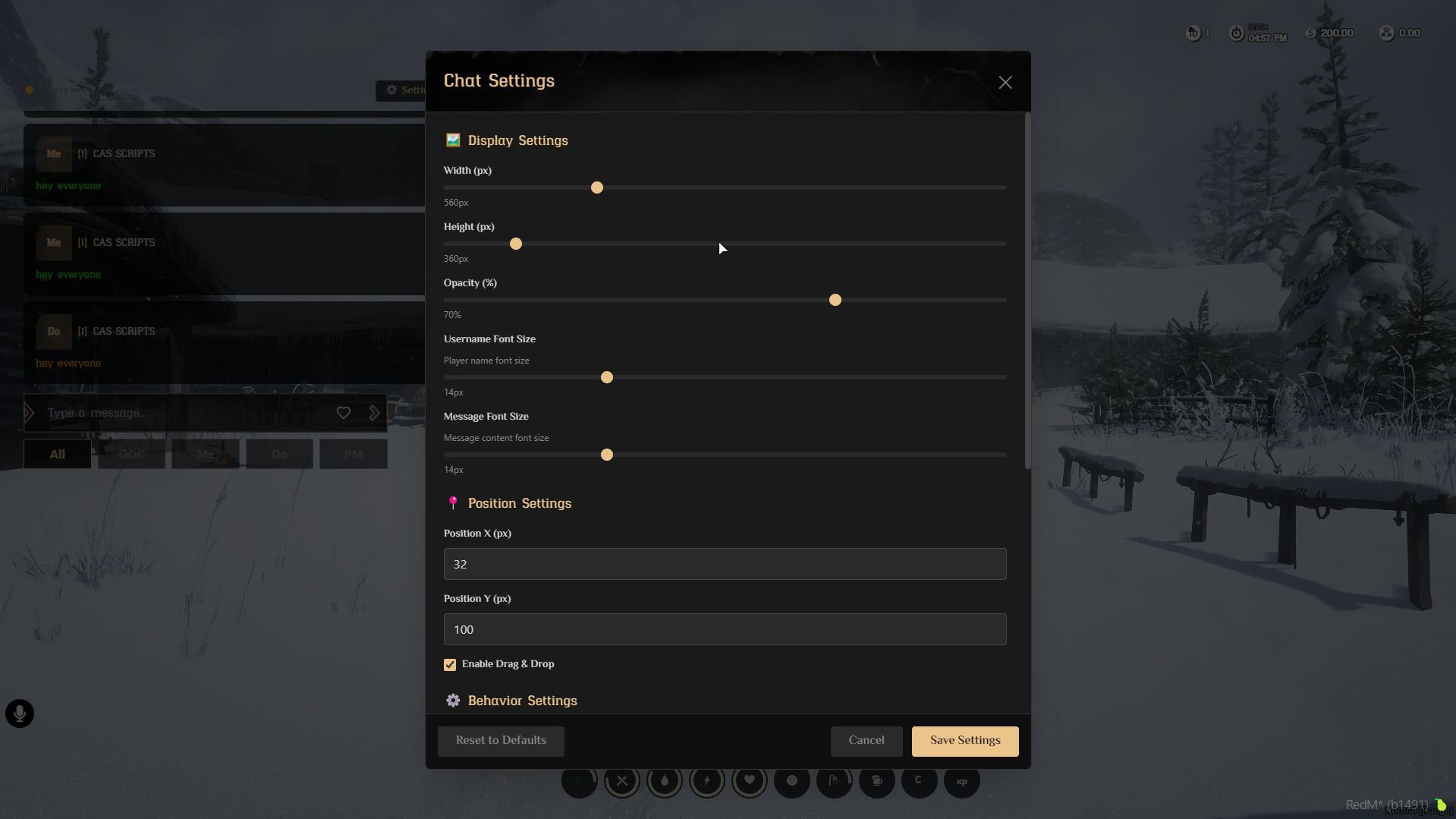 Advanced Chat | Escrow - CAS Scripts